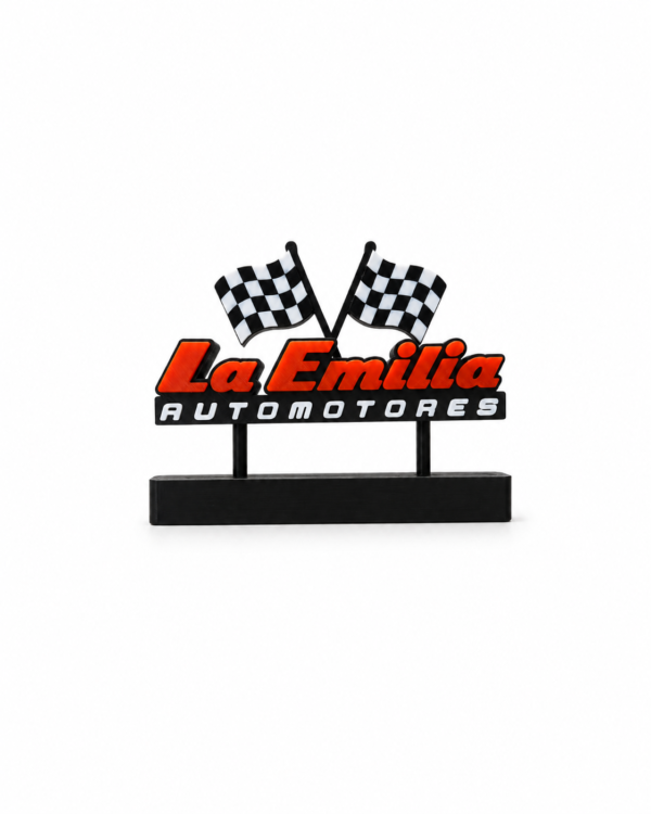 Letrero Logo 3D