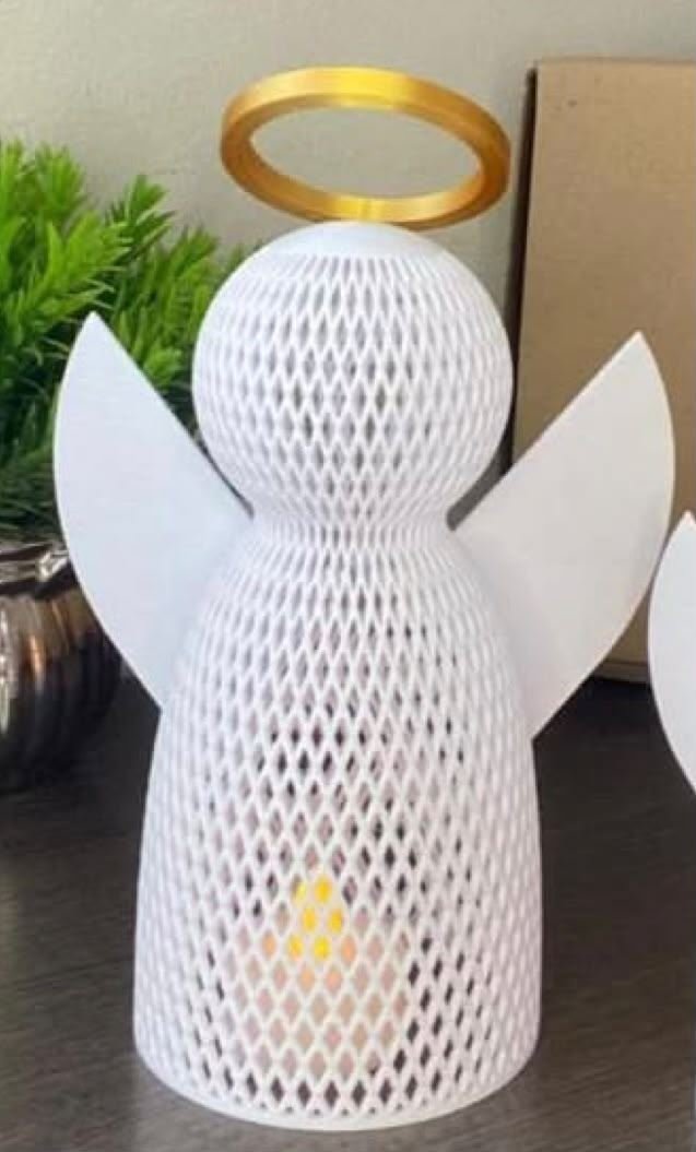 Referencia de inspiración para souvenir ángel con luz LED